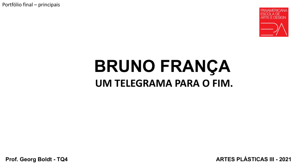 Obra de BRUNO FRANÇA FERREIRA