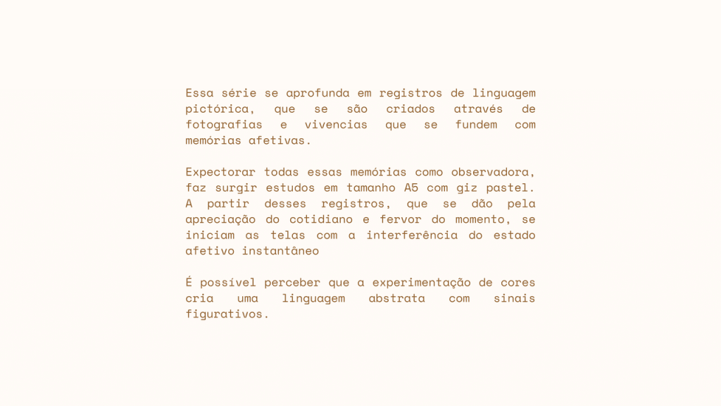 Obra de MARIA CAROLINA SILVA DE MATOS