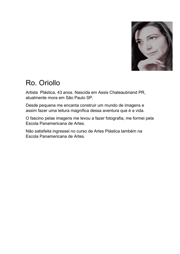 Obra de ROSANGELA GOBBI ORIOLLO