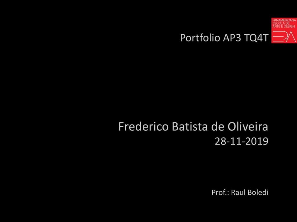 Obra de Frederico Oliveira