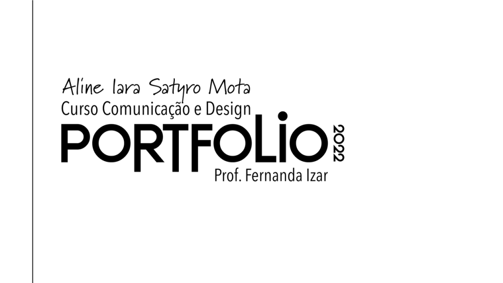 Obra de Aline Iara Satyro Mota 