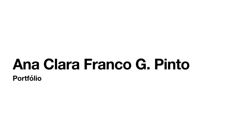 Obra de Ana Clara Franco Guimarães Pinto 