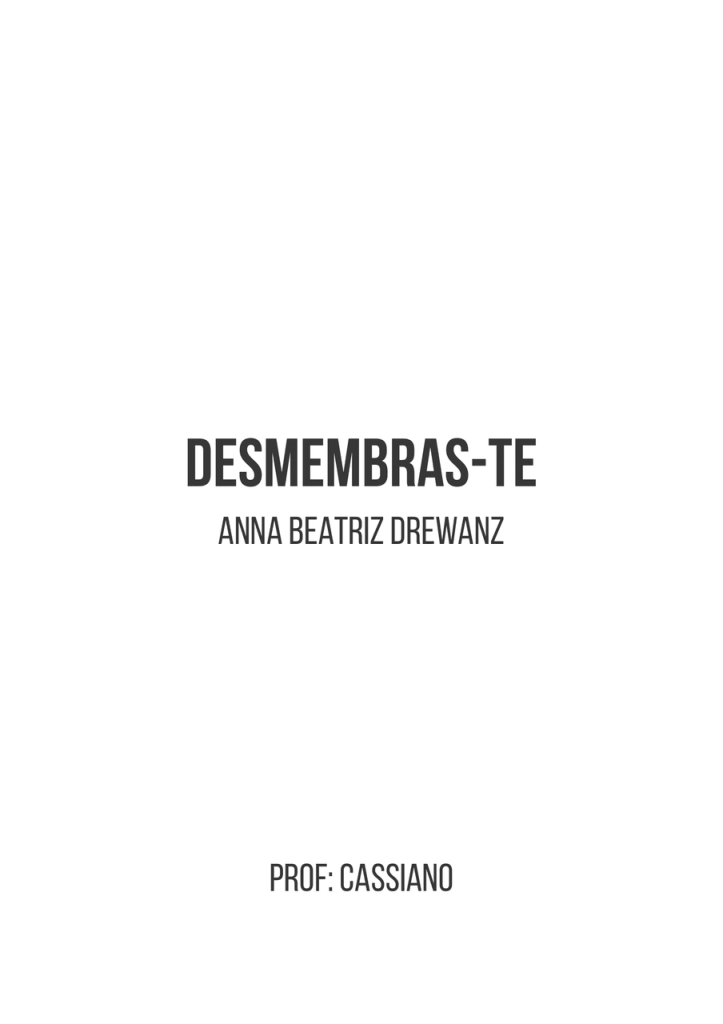 Obra de Anna Beatriz Drewanz