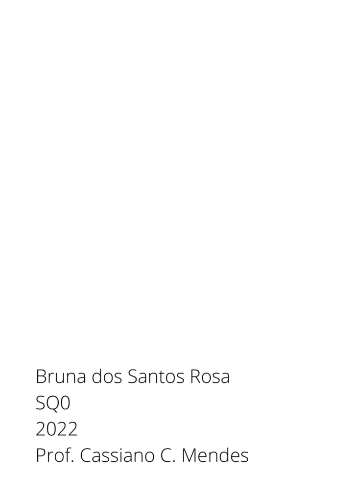 Obra de Bruna dos Santos Rosa