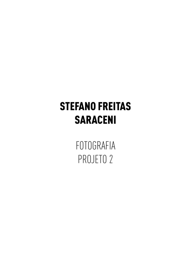 Obra de Stefano Freitas Saraceni