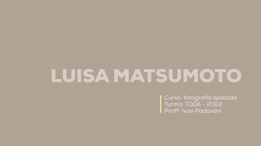 Obra de Luisa Takemoto Matsumoto