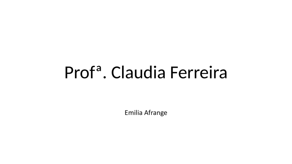 Obra de Emilia Aparecia Calixto Afrange