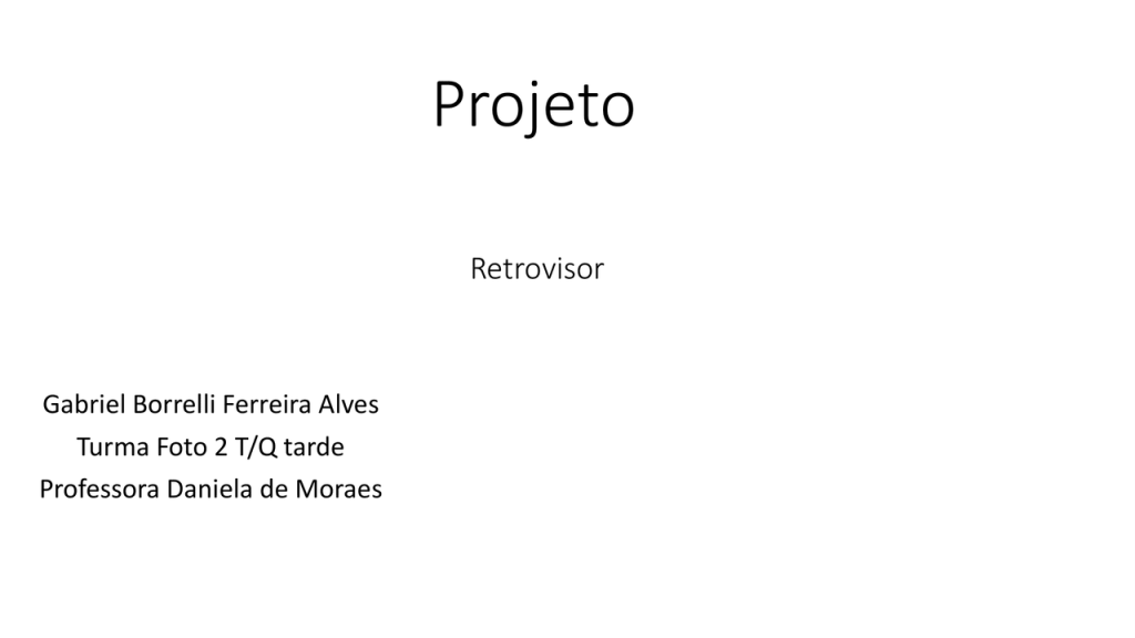 Obra de Gabriel Borrelli Ferreira Alves