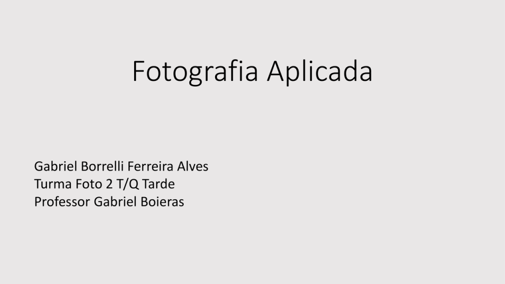 Obra de Gabriel Borrelli Ferreira Alves