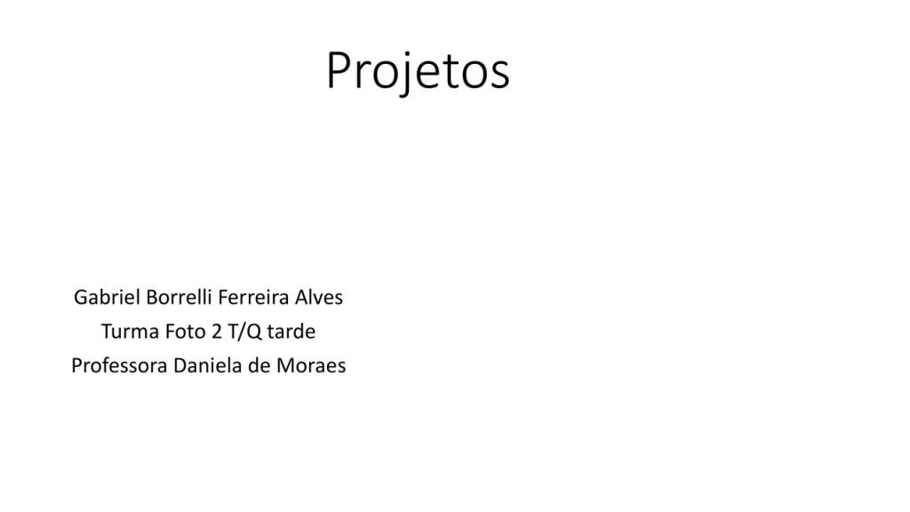 Obra de Gabriel Borrelli Ferreira Alves