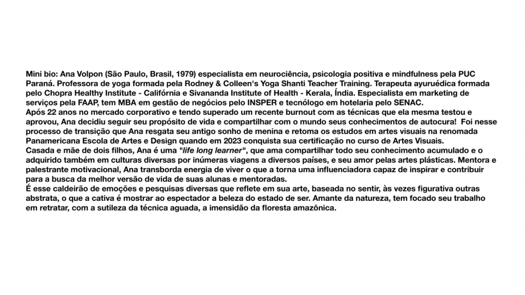 Obra de Ana Paula Volpon Neves Roman