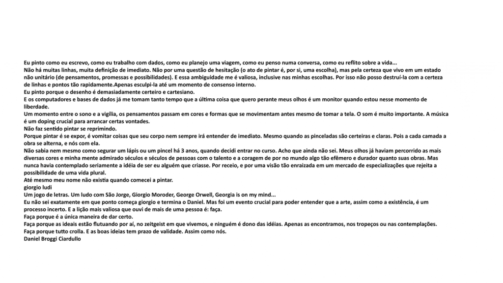 Obra de Daniel Broggi Ciardullo 