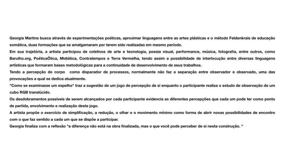 Obra de Georgia Augusta Martins