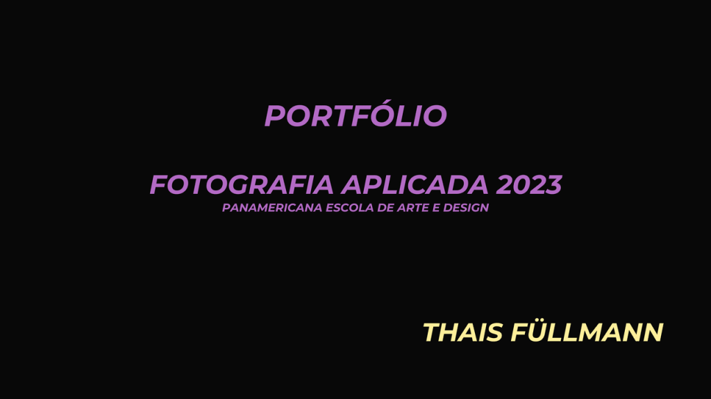 Obra de Thais Fullmann Dias 