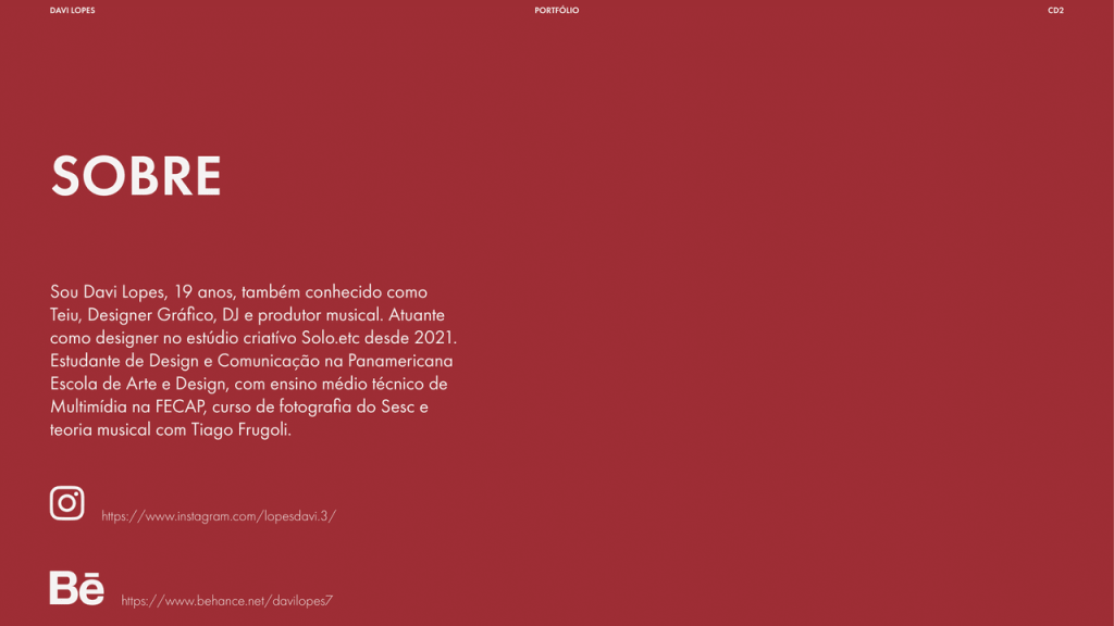 Obra de Davi Lopes de Oliveira Silva