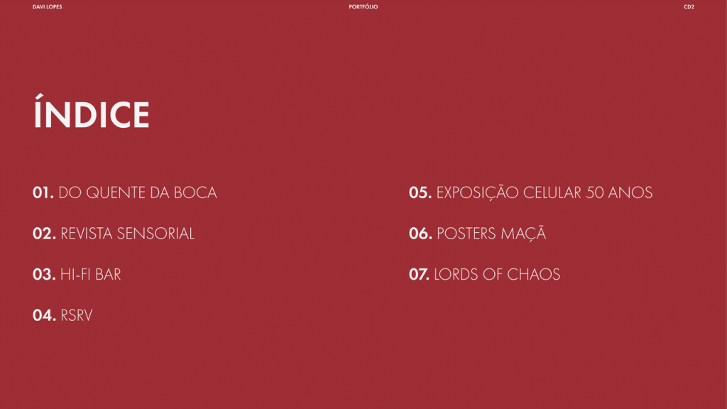 Obra de Davi Lopes de Oliveira Silva