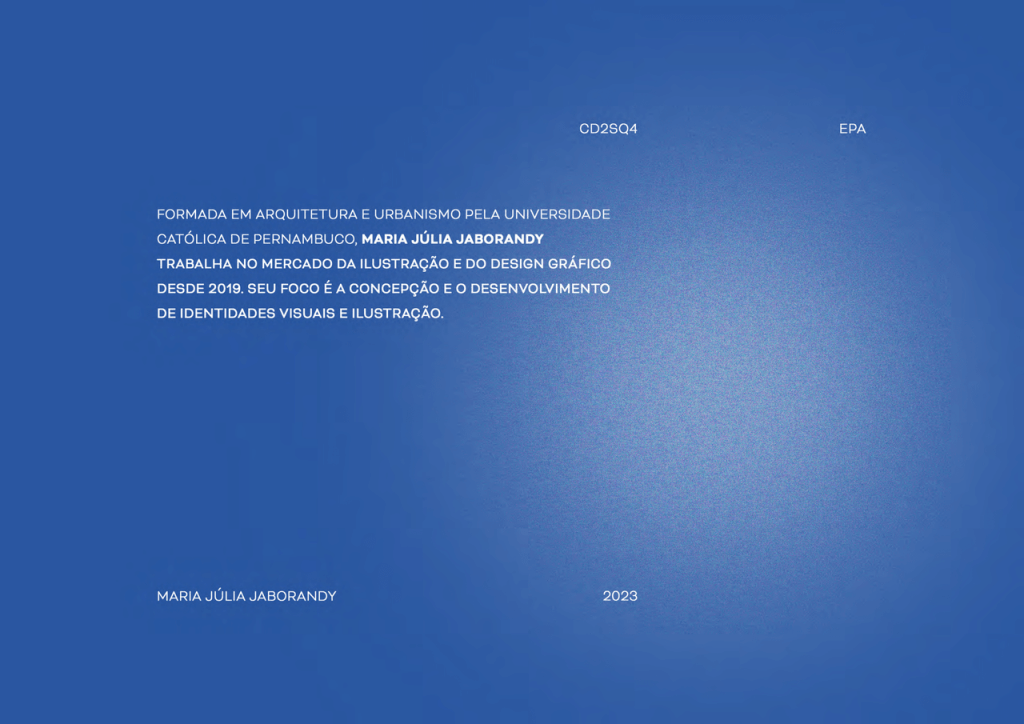 Obra de Maria Julia Santiago de Oliveira Jaborandy
