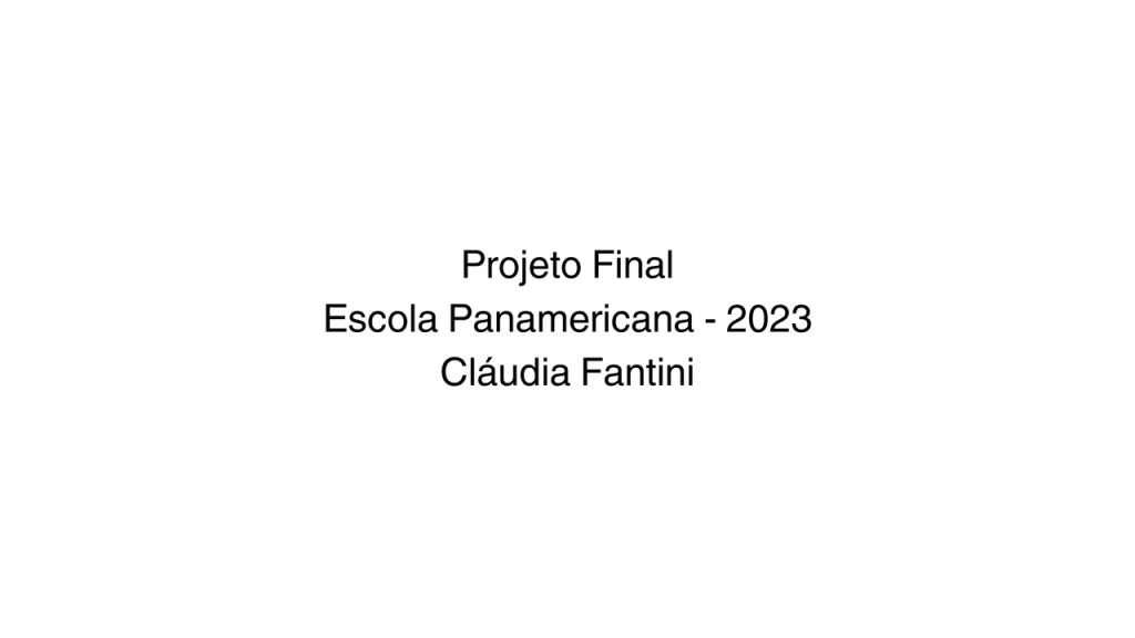 Obra de Claudia Lopes Fantini