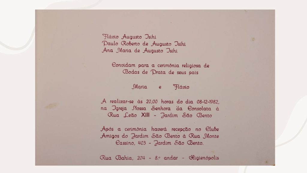 Obra de Flavio Augusto Isihi
