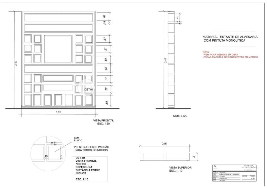 Obra de Vanessa Augusta Delgado de Azevedo Pimentel