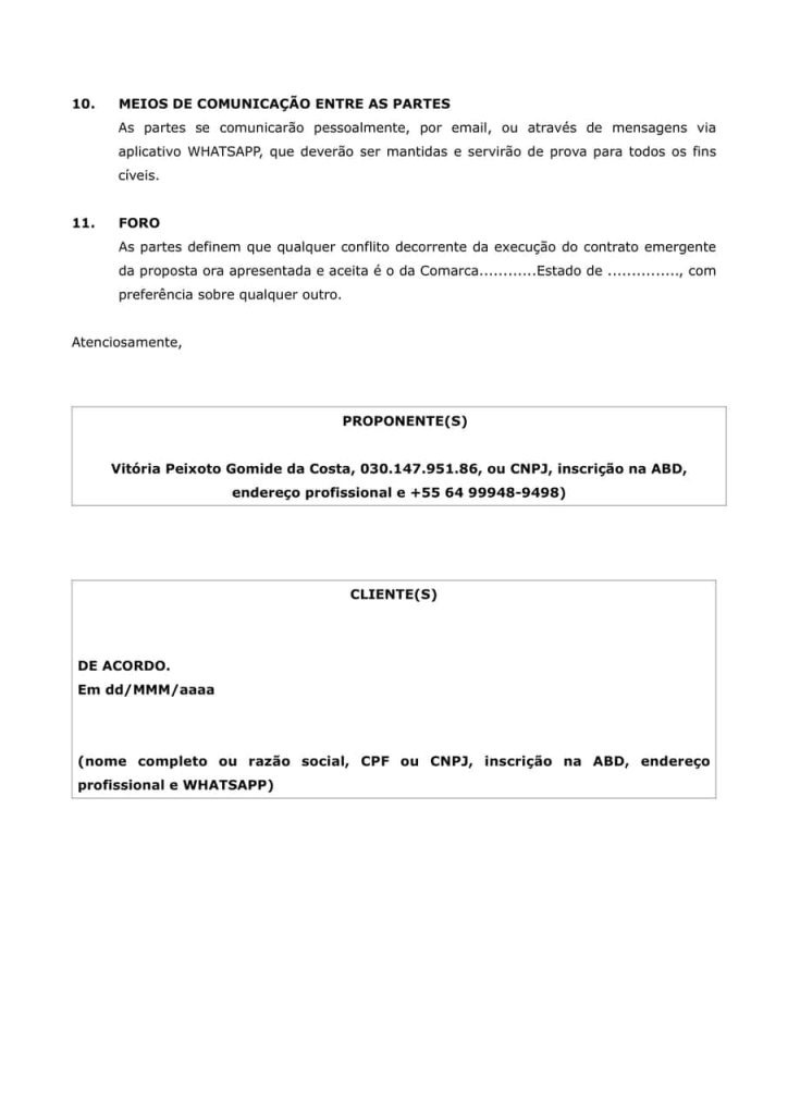 Obra de Vitória Peixoto Gomide da Costa