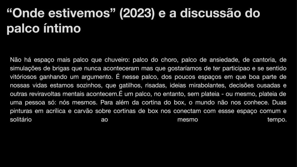 Obra de Giulia De Paola 